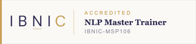 IBNIC Accredited NLP Master Trainer badge