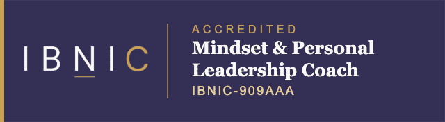 IBNIC Accredited Mindset & Personal Leadership Coach badge, IBNIC-909AAA